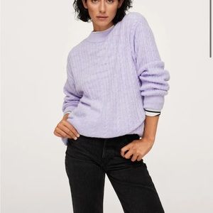 Brand new - too big on me- oversized purple sweater!!